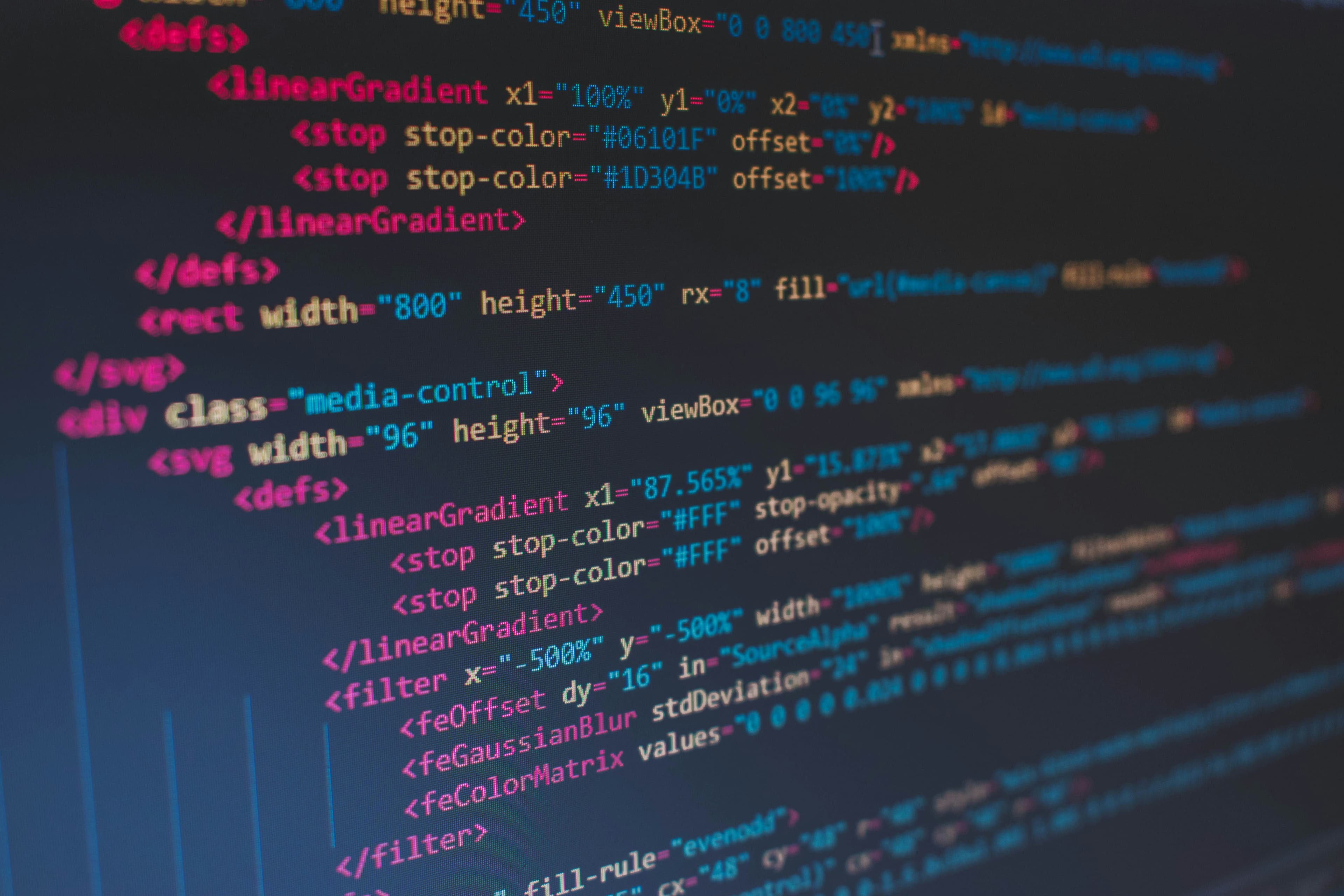 Строки HTML-кода на экране